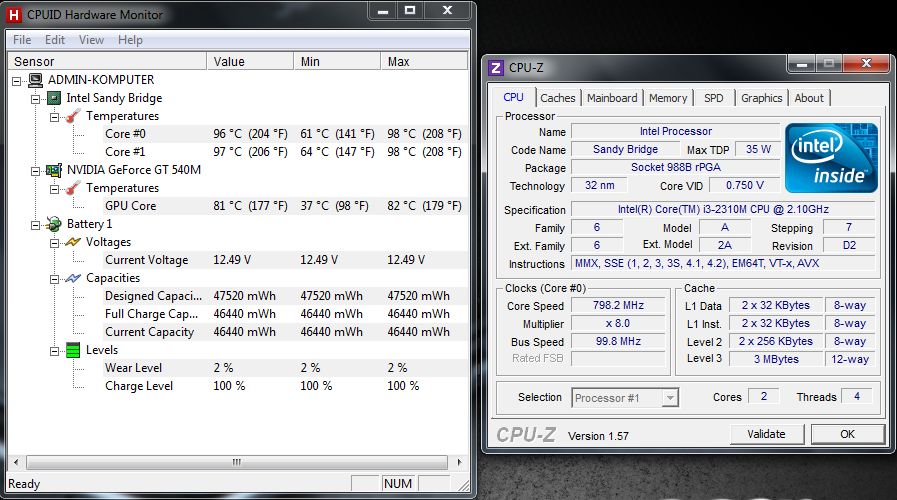 Acer Aspire 5750G - laptop do gier do 2500 zł [test cz. 2] 16