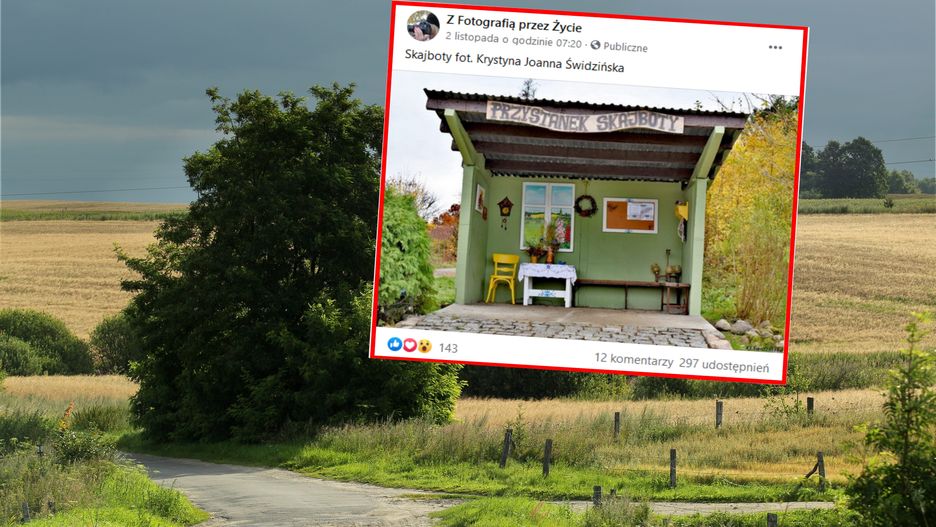 Zdjęcie przystanku w nowej odsłonie opublikowała pani Krystyna Joanna Świdzińska