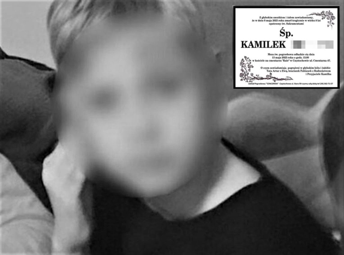 Dwie prośby do żałobników. 8-letni Kamilek będzie miał wyjątkowy pogrzeb