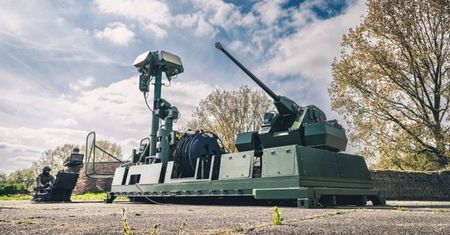 Paletowy system antydronowy. Został zaprojektowany w Polsce