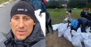 Były reprezentant Polski stawił czoła powodzi. "Jazda z worami"