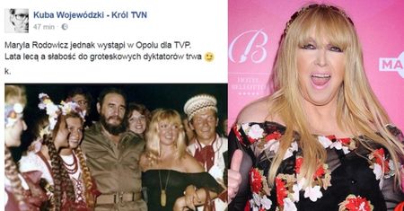 Wojewódzki atakuje Marylę Rodowicz: "Ma słabość do GROTESKOWYCH DYKTATORÓW"