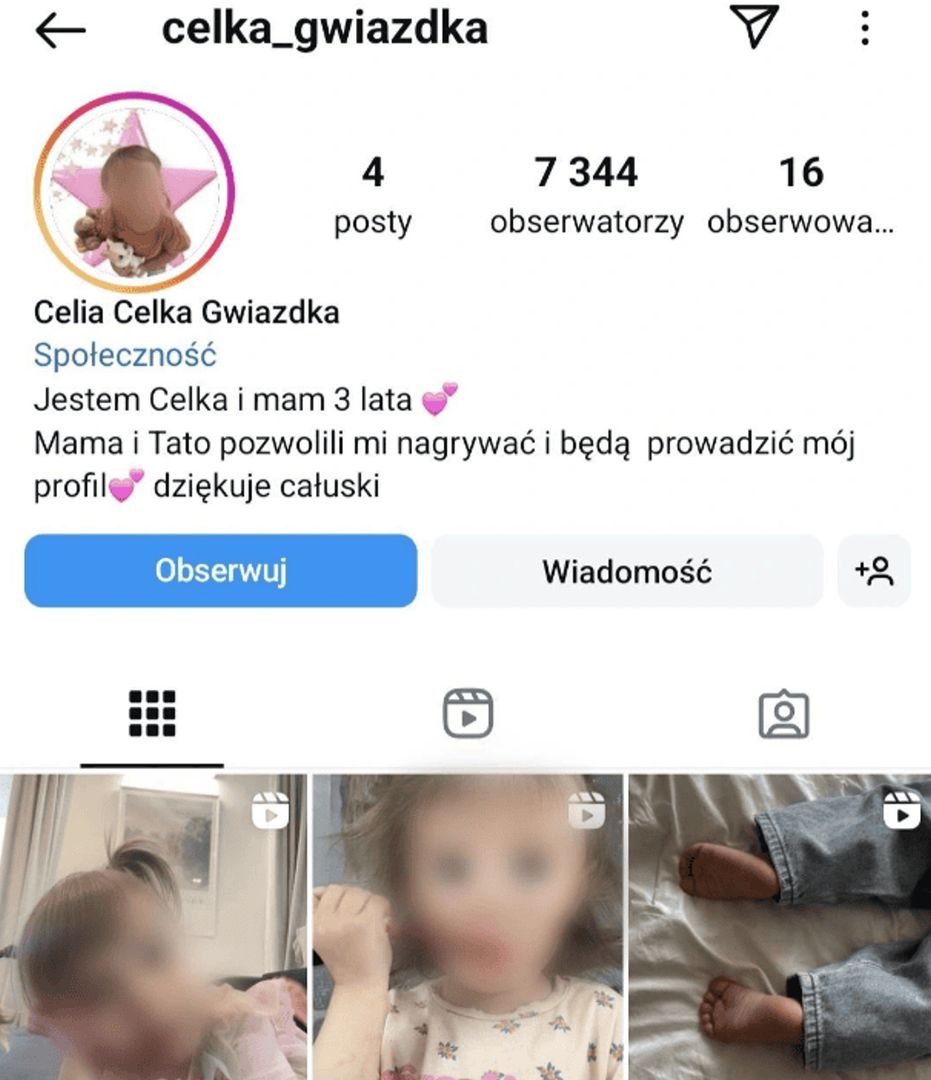 Profil 3-letniej córki Patrycji Banaś z "Królowych życia"