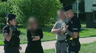 Nietypowa interwencja policji. "Musiałem trochę popracować fizycznie"