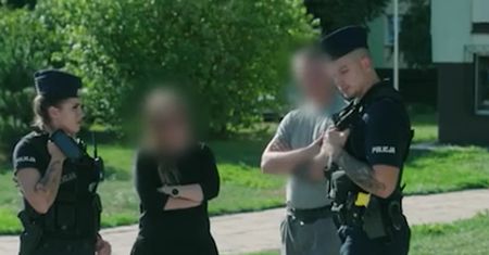 Nietypowa interwencja policji. "Musiałem trochę popracować fizycznie"