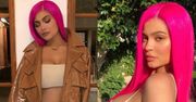 Różowe włosy Kylie Jenner na festiwalu Coachella