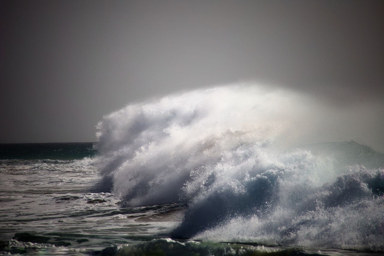 Something is happening on the ocean.