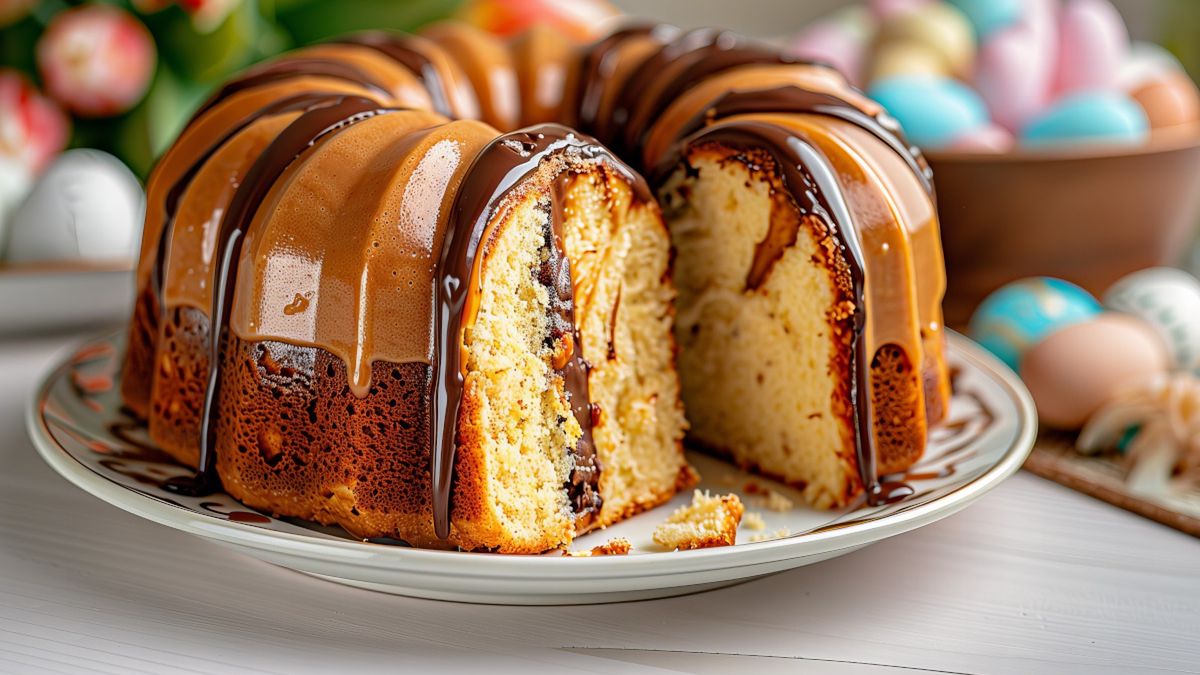 Miękka i puszysta babka budyniowa