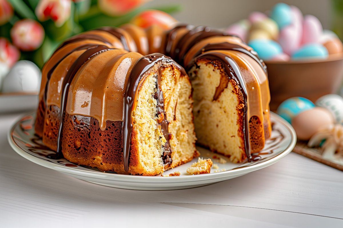 Miękka i puszysta babka budyniowa