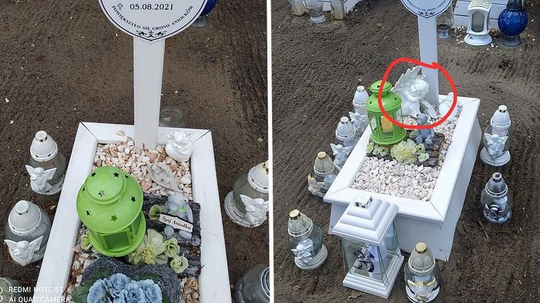 Jarocin. Ktoś okradł grób dziecka. Zrozpaczona matka apeluje 