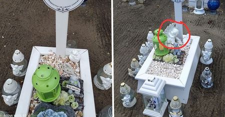 Okradł grób dzieciątka. Rozpaczliwy apel matki