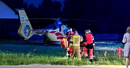 Para nastolatków ranna w wypadku hulajnogi w Gorzycach