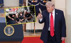 Niezręczne sceny na pokładzie Oriona. Wszystko przez słowa Trumpa