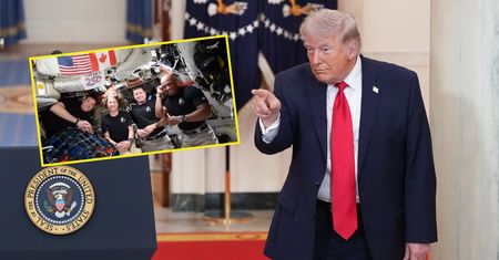 Niezręczne sceny na pokładzie Oriona. Wszystko przez słowa Trumpa