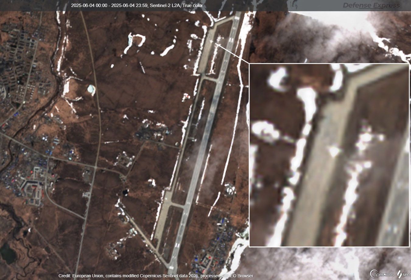 Tu-160 ukryty przez Rosjan daleko od Ukrainy