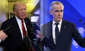 "100-proc. cła". Trump grozi Kanadzie natychmiastową decyzją. Za umowę z Chinami