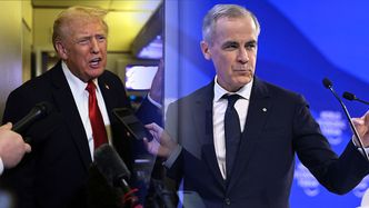 "100-proc. cła". Trump grozi Kanadzie natychmiastową decyzją. Za umowę z Chinami