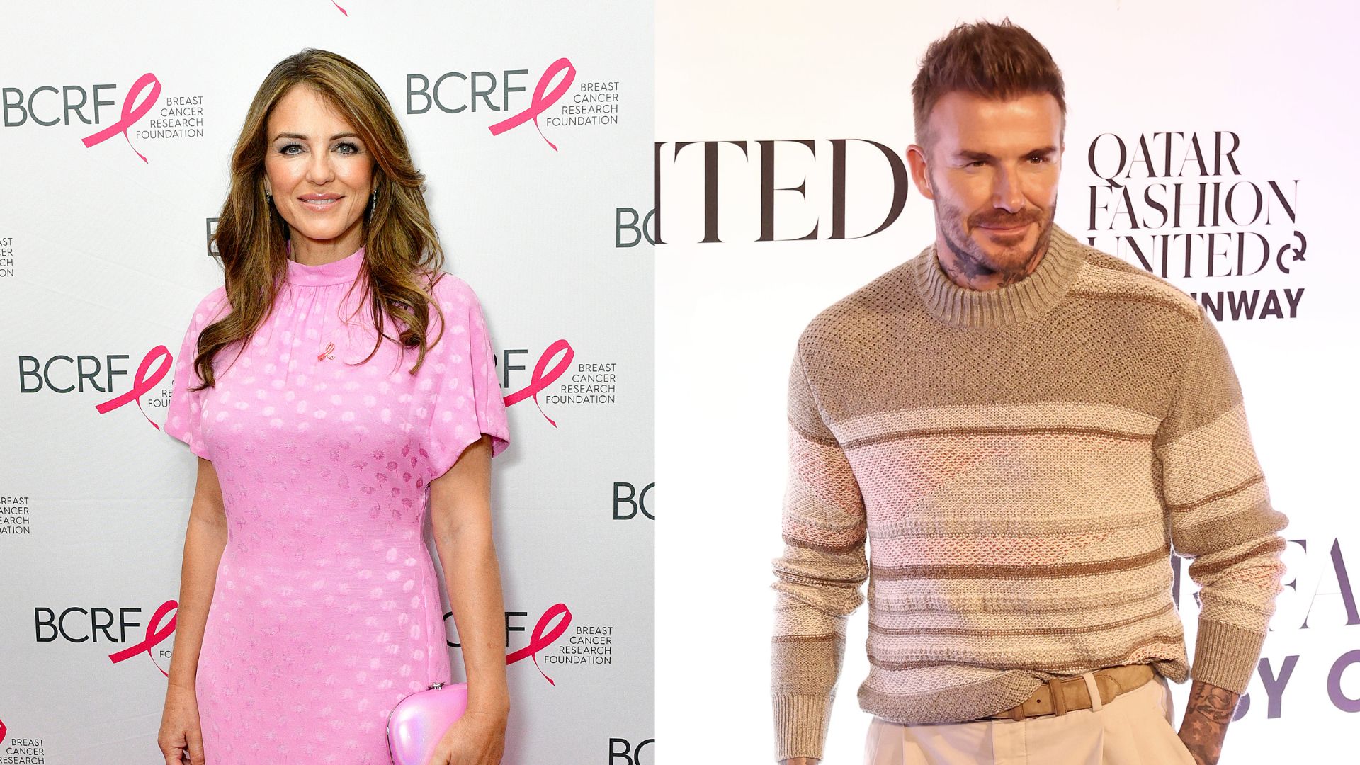 David Beckham i Elizabeth Hurley