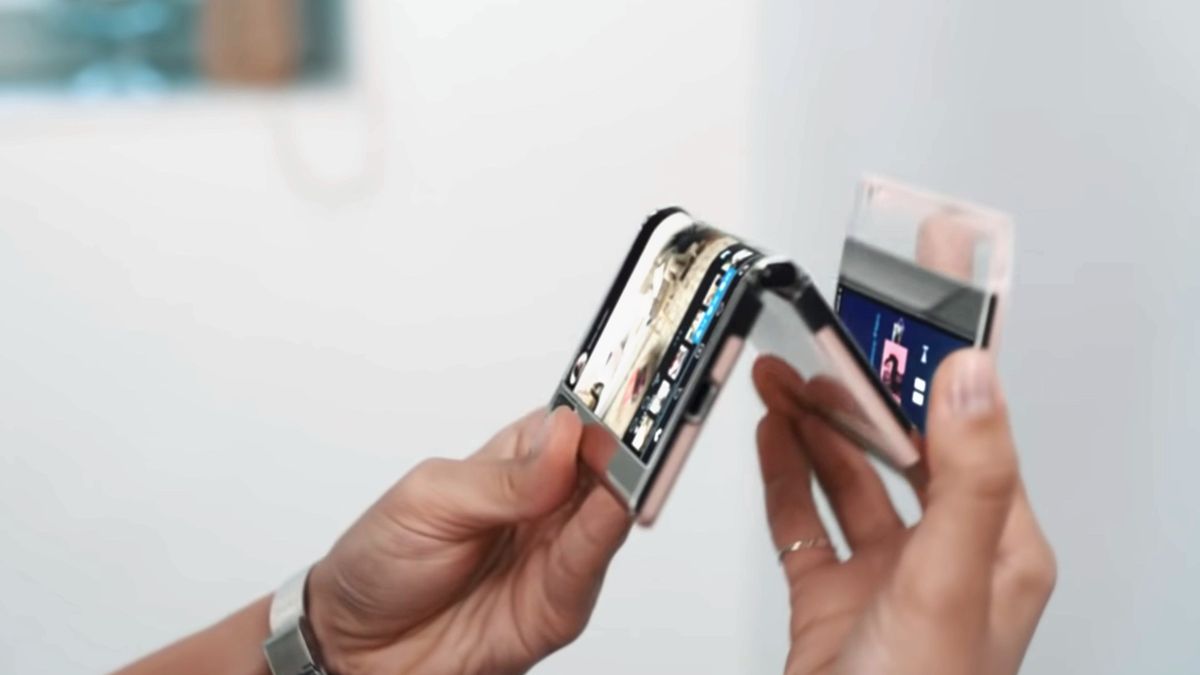 Oto pomysł Samsunga na podwójnie składany smartfon 1