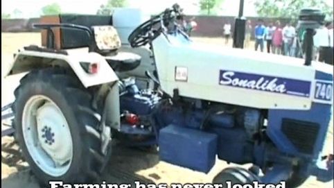 Traktor zdalnie sterowany komórką 1