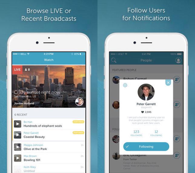 Periscope - aplikacja Twittera do transmisji wideo w czasie rzeczywistym 3