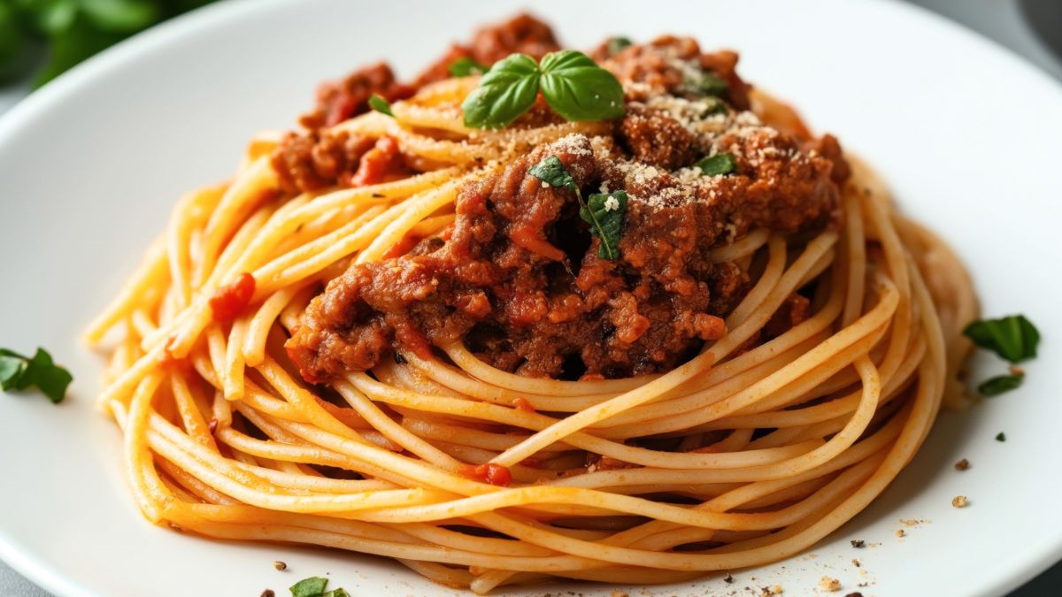 Spaghetti z niespodziewanym twistem owocowym. 