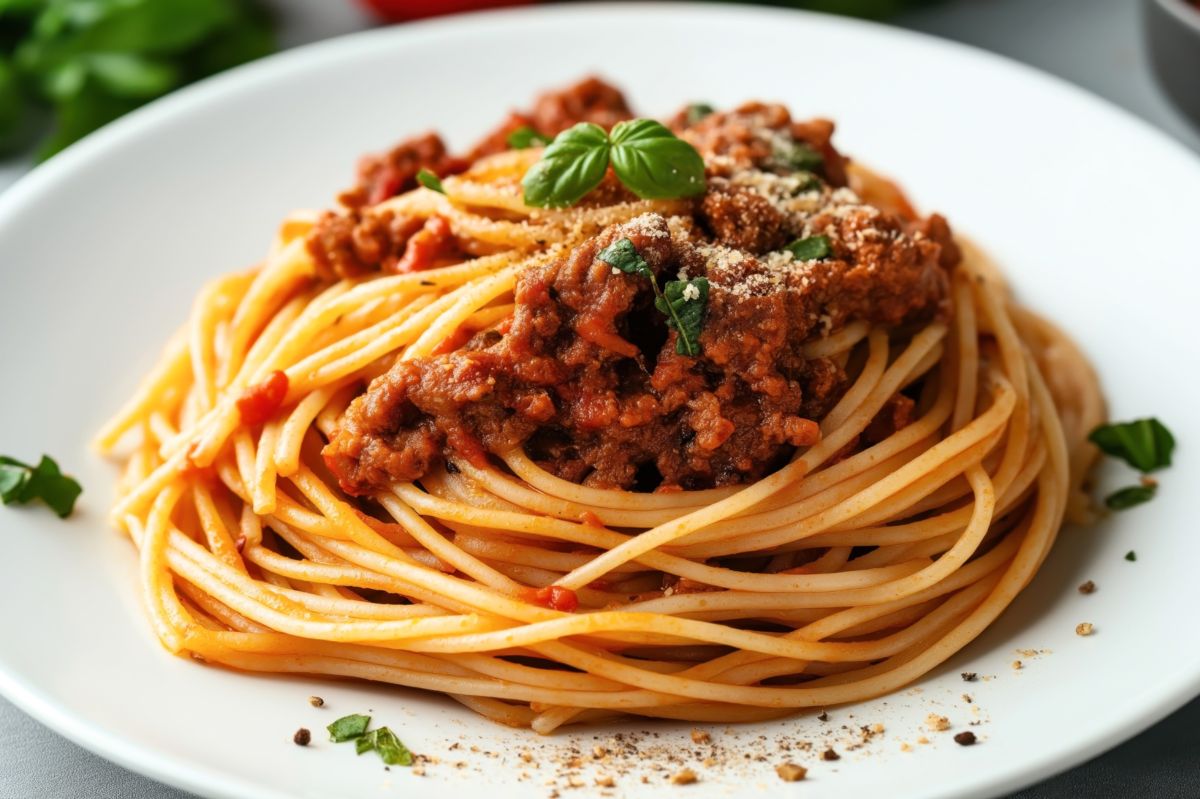 Spaghetti with an unexpected fruity twist.