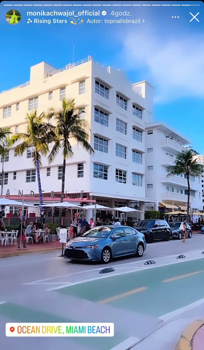 Monika Chwajoł spędza święta w Miami