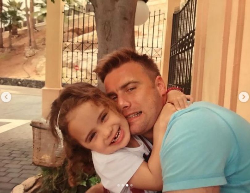 Córka Sary Boruc składa urodzinowe życzenia Arturowi Borucowi