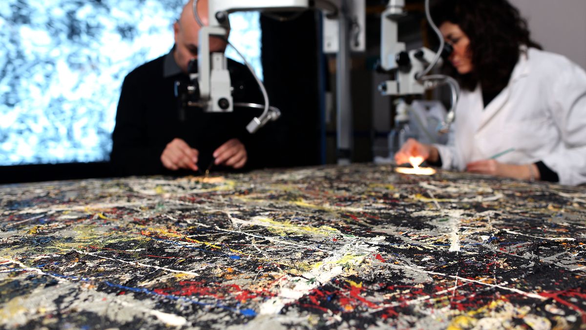  Tajemnica turkusu Pollocka rozwiązana po 77 latach [zdj. ilustracyjne] 