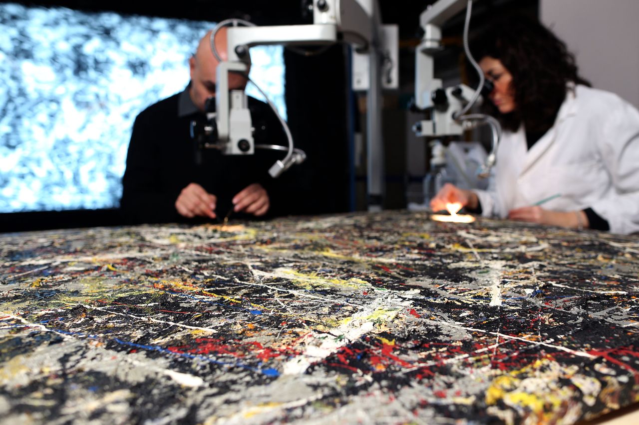 Czekano na to 77 lat. Tajemnica obrazu Jacksona Pollocka rozwiązana