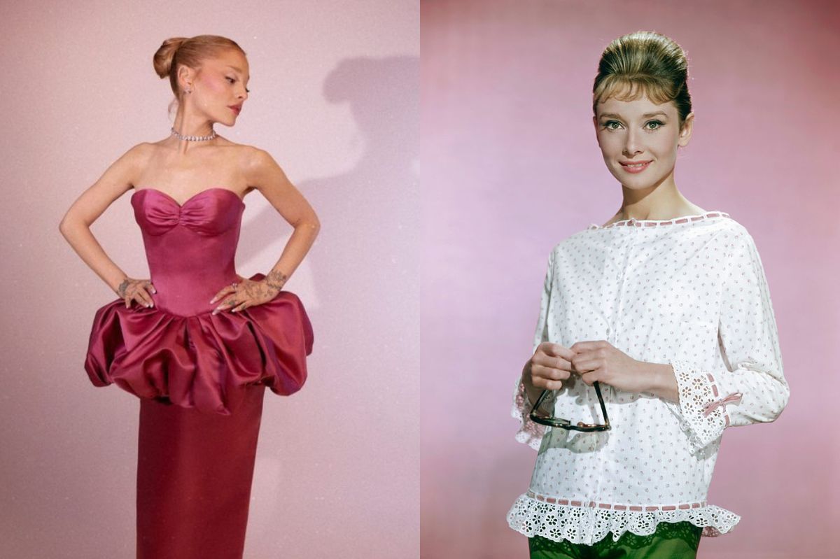 Czy Ariana Grande chce się upodobnić do Audrey Hepburn?