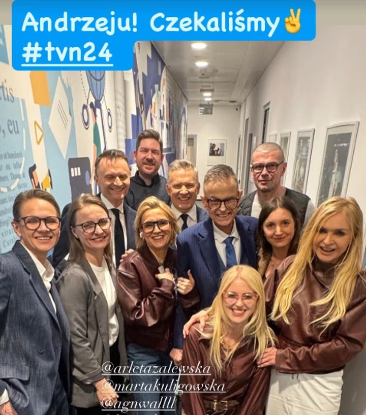 Monika Olejnik żegna Andrzeja Morozowskiego