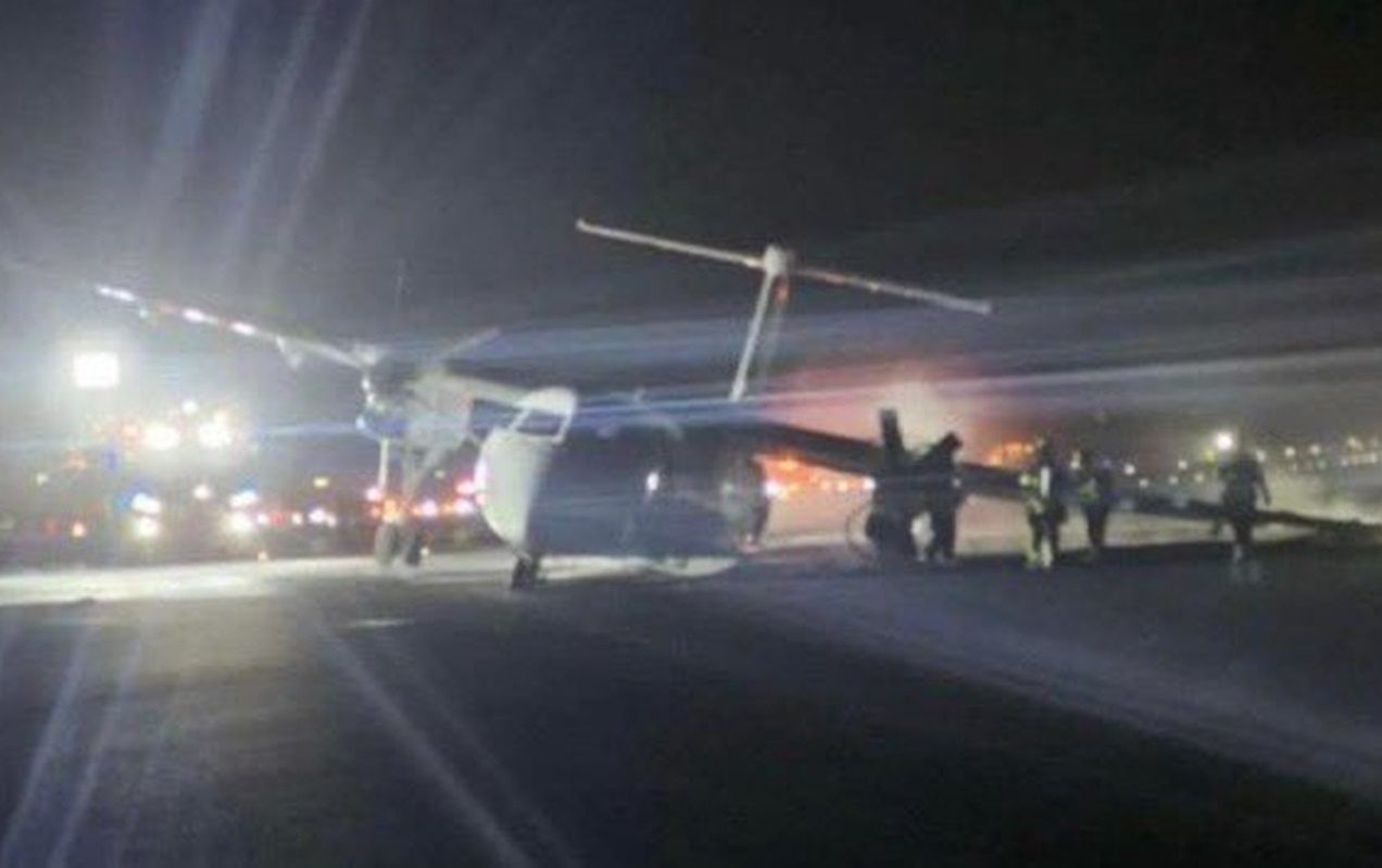 Dangerous incident at a Canadian airport