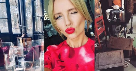 Tak mieszka Agnieszka Woźniak-Starak: figurki psów, cegła i meble z różnych epok (ZDJĘCIA)