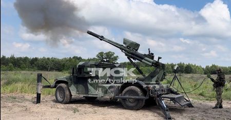 Eksperymentalna amerykańska broń w Ukrainie. Pierwsze takie zdjęcia z frontu
