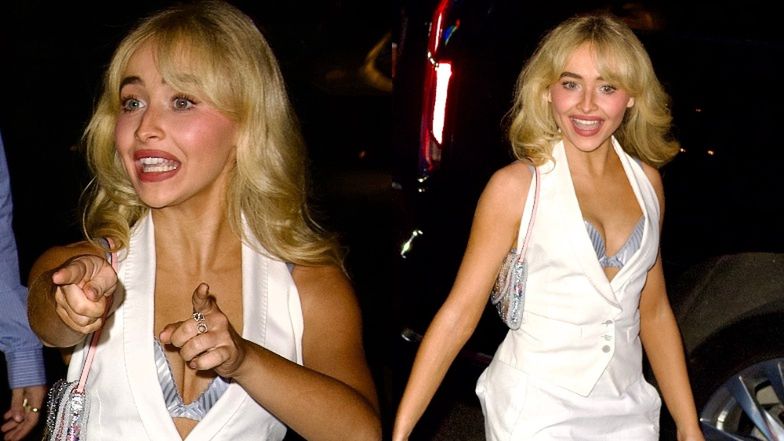 Sabrina Carpenter w drodze na imprezę w Nowym Jorku