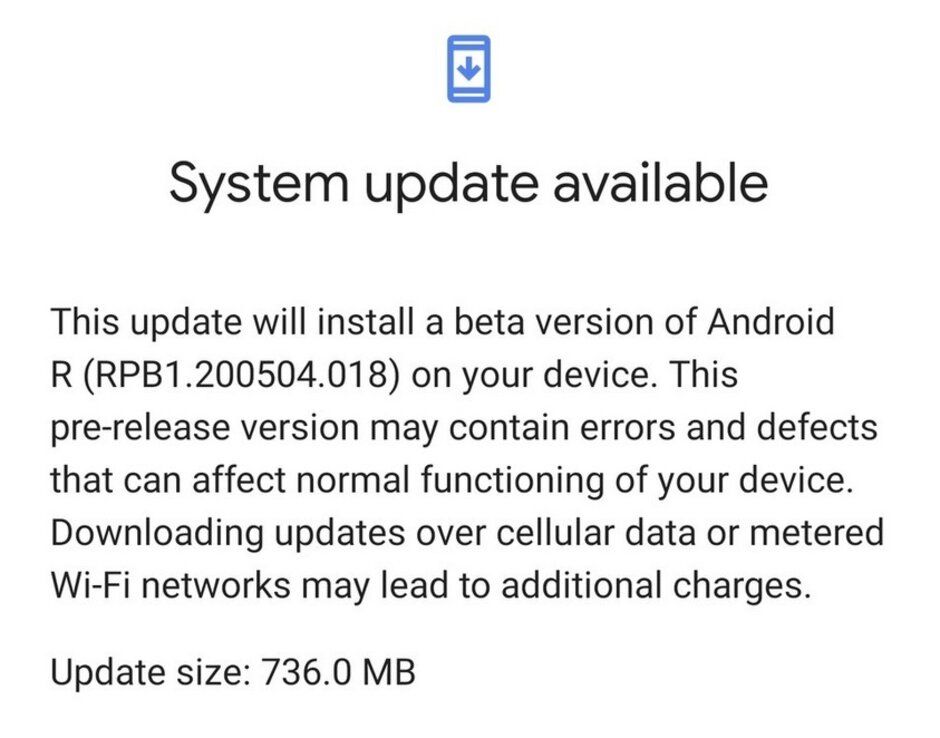 Android 11 beta jest już dostępny w niektórych Pikselach, fot. PhoneArena.