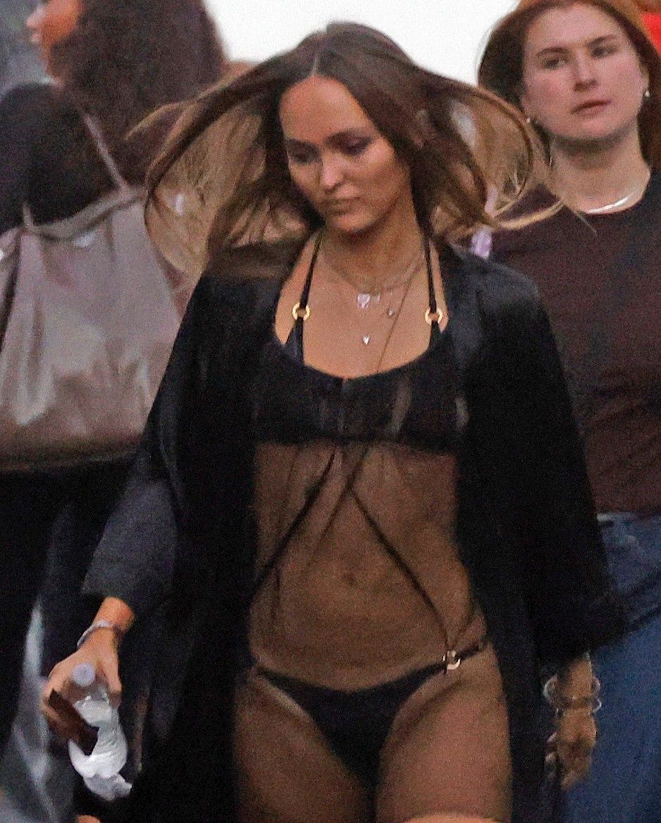 Lily-Rose Depp na planie filmowym