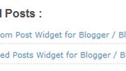 Dodaj widget "posty rekomendowane" do bloga na Bloggerze 1