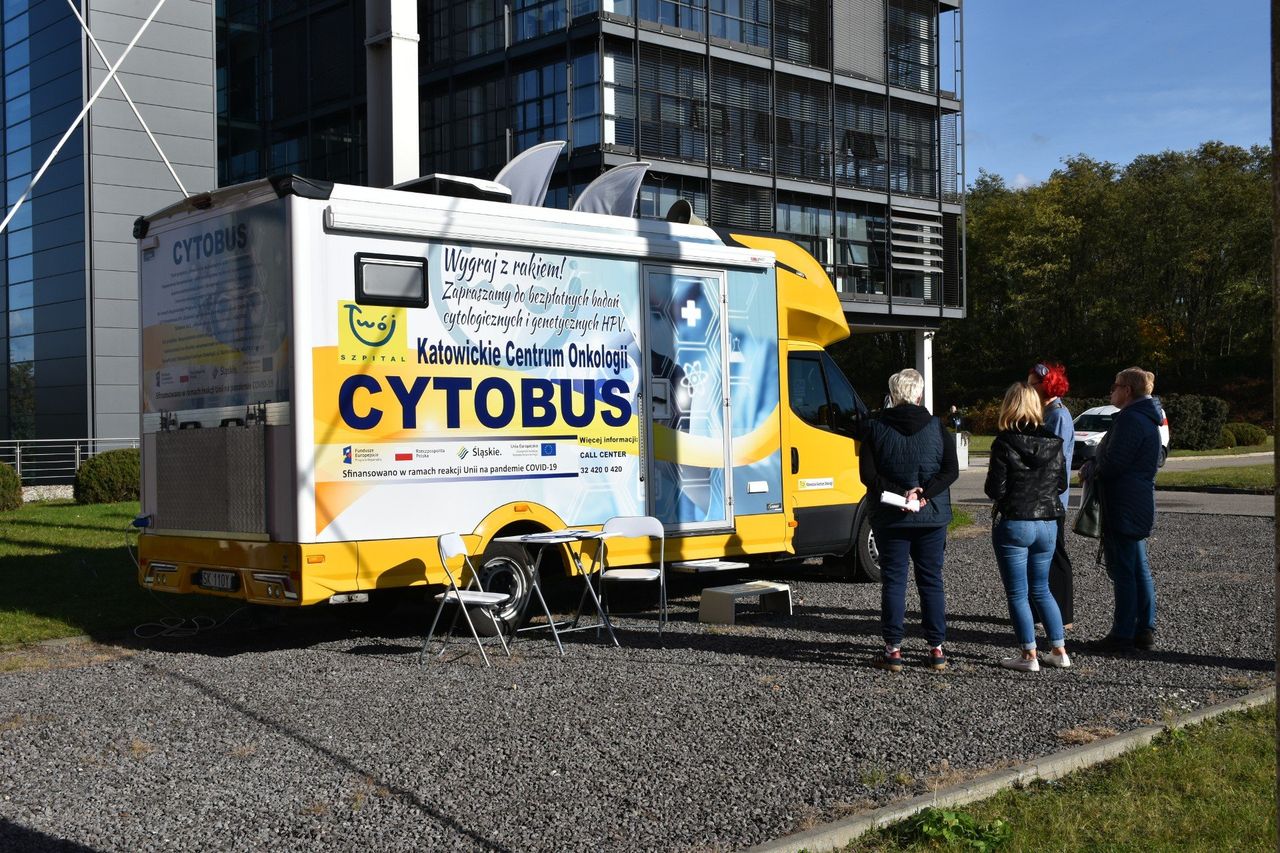 Sosnowiec: Cytobus przypomniał o profilaktyce i zdrowiu kobiet