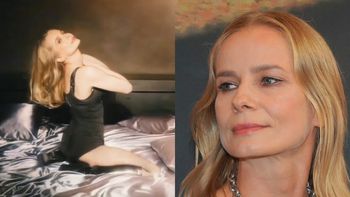 Skrępowana przez body Magdalena Cielecka PRĘŻY SIĘ NA ŁÓŻKU, promując teledysk. "Ogień!" (WIDEO)