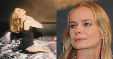 Skrępowana przez body Magdalena Cielecka PRĘŻY SIĘ NA ŁÓŻKU, promując teledysk. "Ogień!" (WIDEO)