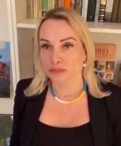 Wtargnęła do studia z plakatem antywojennym. Może być skazana. "Nie żałuję"