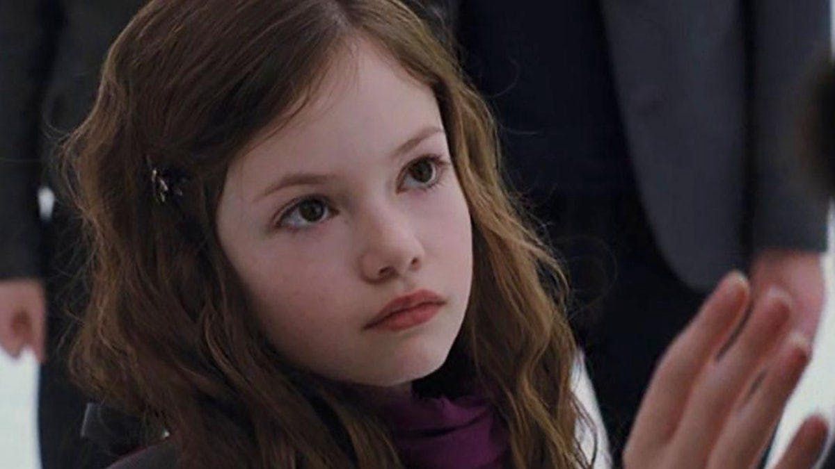 Scena z filmu "Zmierzch". Mackenzie Foy w roli Renesmee Cullen 