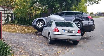 Zderzył się z Audi i uciekł, zostawiając Forda. 32-latek miał ponad promil alkoholu
