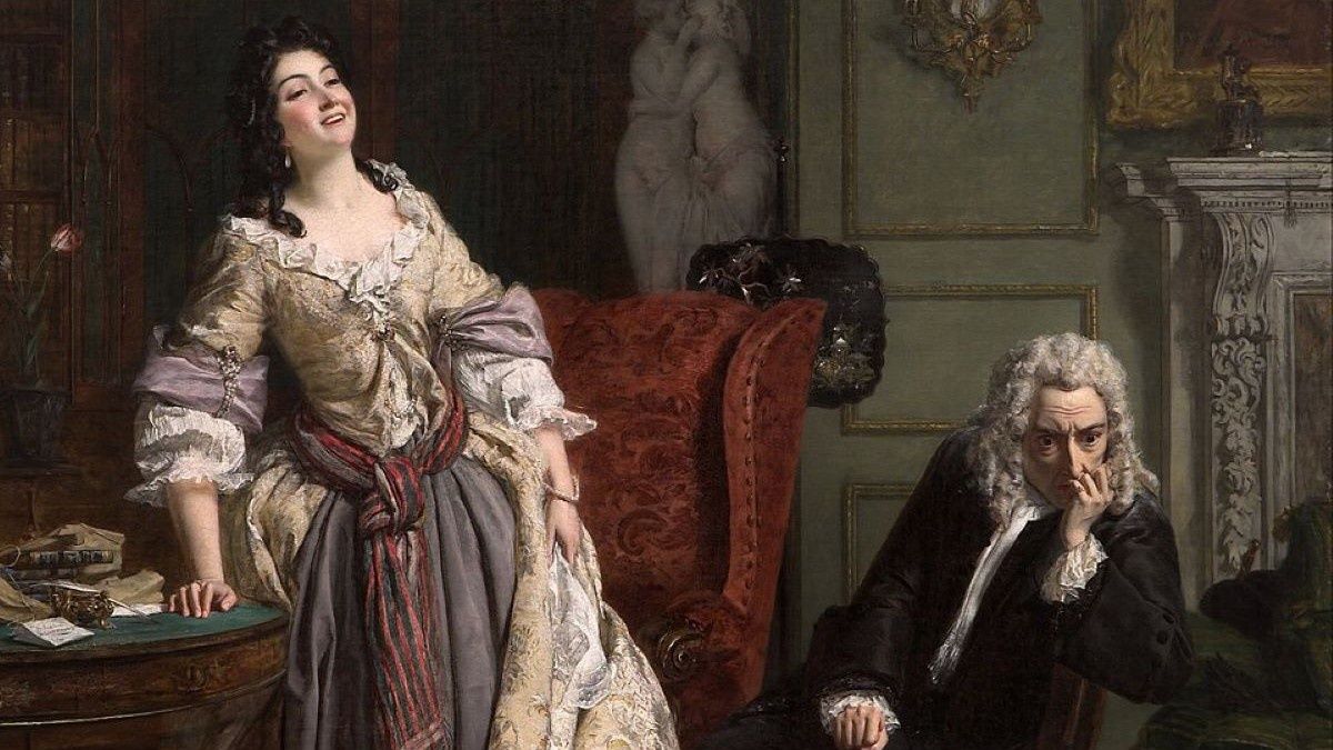 Mary Montagu, obraz z XIX wieku