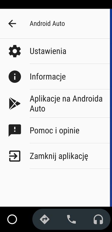 Krok 1: wybór widoku Informacje z menu.