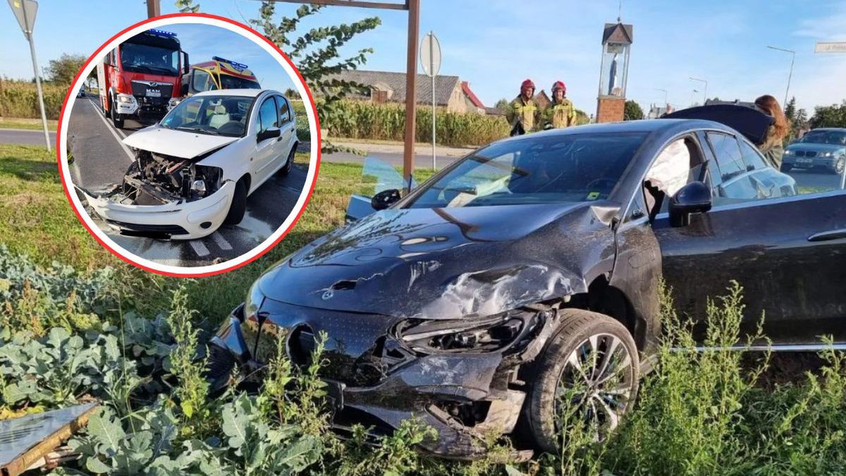 Wypadek znanych aktorów w Niechanowie