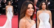 Zjawiskowa Eva Longoria w sukni przypominającej muszlę posyła uśmiechy w Cannes (ZDJĘCIA)
